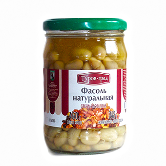 Фасоль натуральная Туров Град 450г