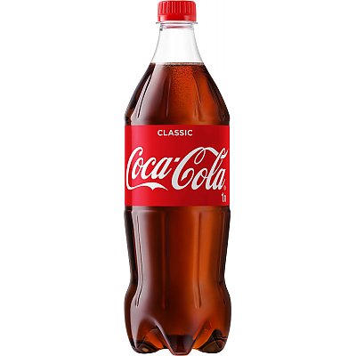   Напиток газированный  Кока-кола 1л