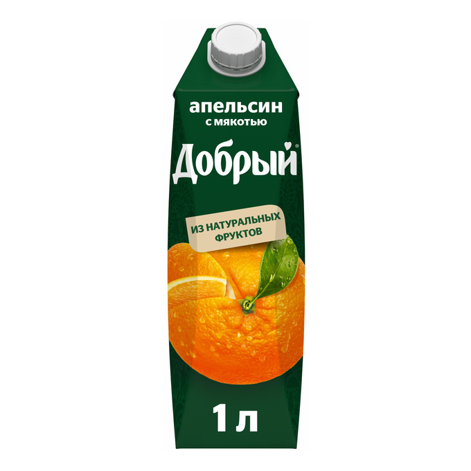 Добрый Нектар апельсиновый 1л