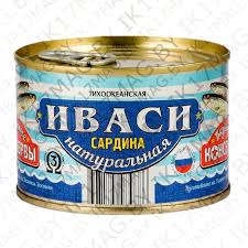 Рыб. конс. "ИВАСИ" нат. 250гр