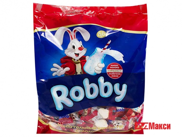 Мягкая жевательная конфета ROBBY  180 гр