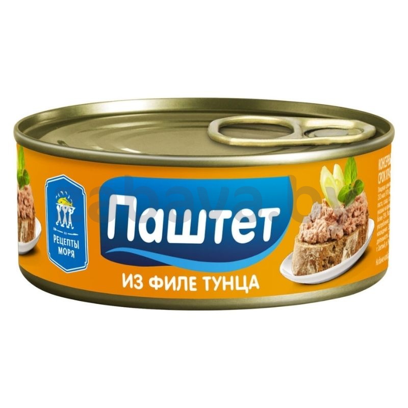 Рыбная консерва "Паштет  миз филе тунца 100 гр ж.б
