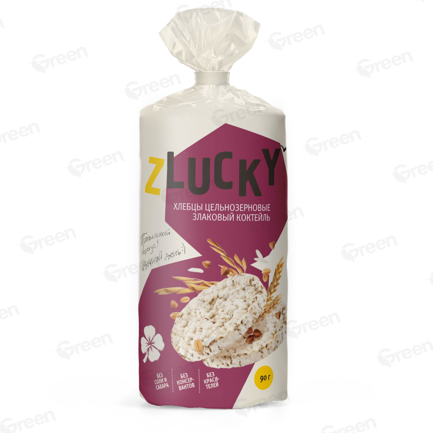 Хлебцы цельнозерновые Злаковый коктель 100 гр