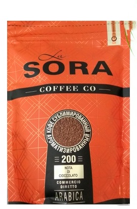 Кофе LA SORA  растворимый 200 гр д/п