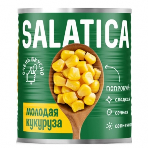 Кукуруза сахарная "Salatica"425 гр ж\б