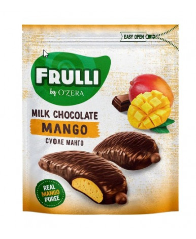 Конфеты шоколадные ОЗЕРА суфле манго 125г.