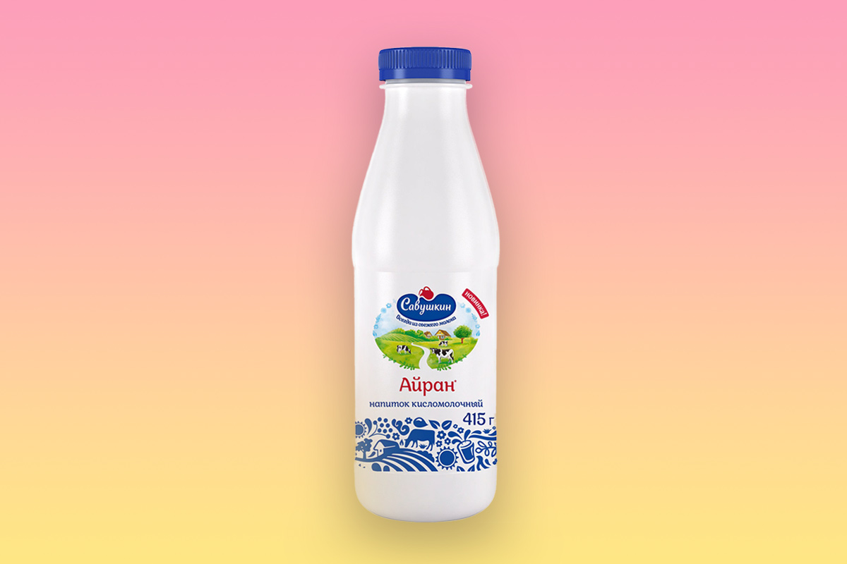 Напиток кисломолочный "Айран" 1,5% 415 гр