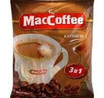 Напиток  кофейный  MacCoffee вкус карамели 18 гр