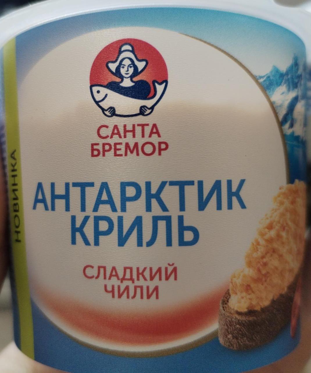Паста рыбная Антарктик криль  сладкий чили 150г.