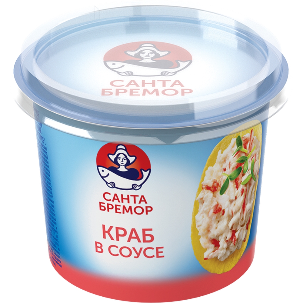 Паста рыбная "Краб в соусе" 150 гр