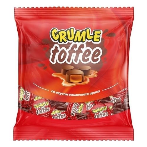 Конфеты глазированные CRUMLE TOFFEE  со сливочным вкусом 300 гр