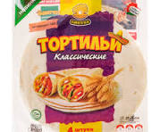 Изделия хлебобулочные Тортильи классические круглые 260 гр